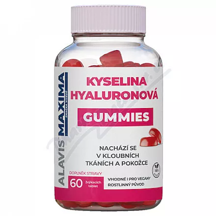 ALAVIS MAXIMA Kyselina Hyaluronová Gummies tbl.60