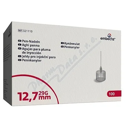 Embecta Igły do wstrzykiwaczy 12,7 mm 29G 100 szt.