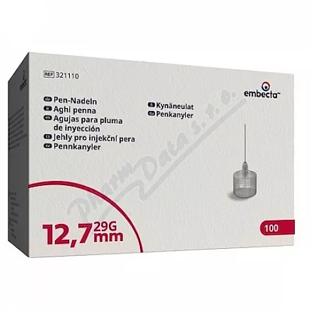 embecta Jehly pro injekční pera 12,7mm, 29G