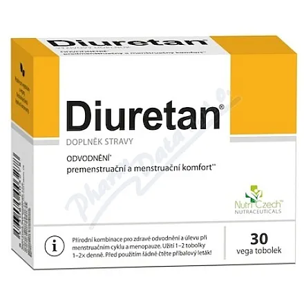Nutri Czech Diuretan – preparat moczopędny, 30 tabletek