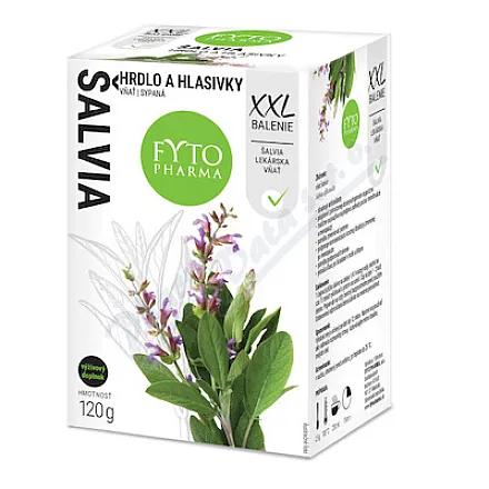 Šalvěj Hrdlo a hlasivky nať sypaná 120g Fytopharma