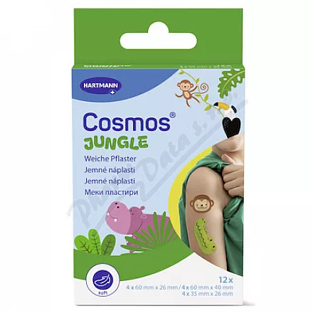 Cosmos Jungle náplast tvar zvířátek 12ks