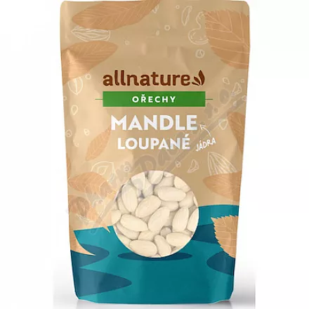Allnature Mandle loupané jádra 1000g