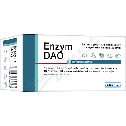 Enzym DAO, 15 kapsułek, Generica