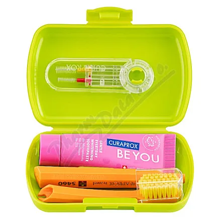 CURAPROX Travel set zelený new