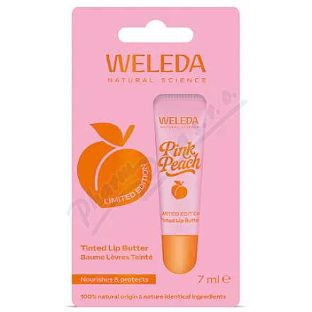 WELEDA Pink Peach Tónovaný balzám na rty 7ml
