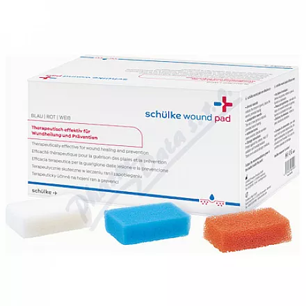 schülke wound pad blau-rot-weiss