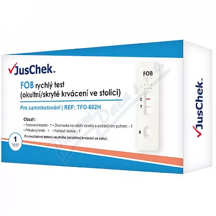 Juschek FOB rychlý test okultní krvácení 1ks