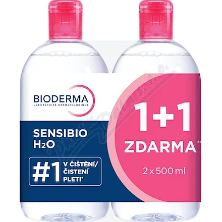 BIODERMA Sensibio H2O 2x500ml 1+1 Festival