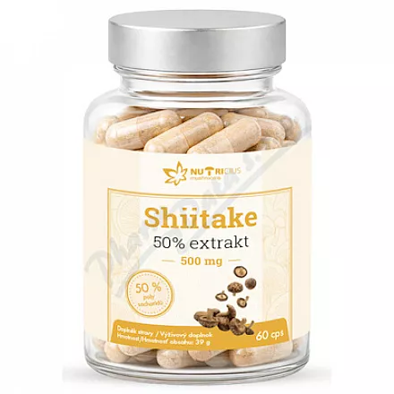 Shiitake 50% extrakt 500mg cps.60