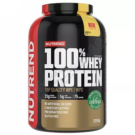 NUTREND 100% Whey Protein Vanilla 2250g