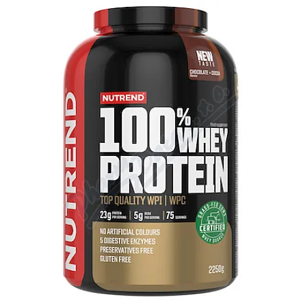 NUTREND 100% Whey Protein Choco+Cocoa 2250g