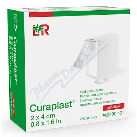 Náplast Curaplast poinjekční sensitive 2x4cm 250ks