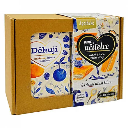 Apotheke Paní učitelce dárková sada 2x20sáčků