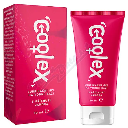 Coolex lubrikační gel na vodné bázi jahoda 50ml