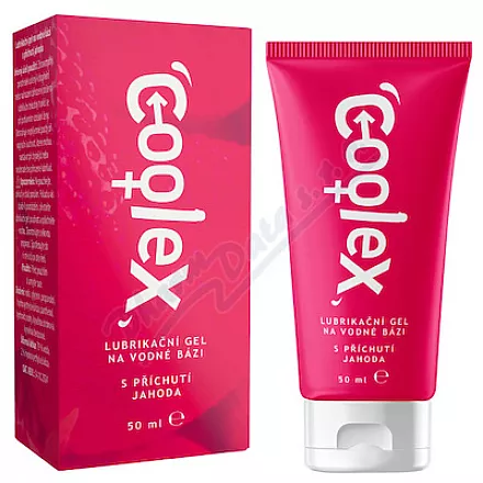 Coolex lubrikační gel na vodné bázi jahoda 50ml