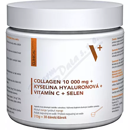 Clinical Collagen+k.Hyal.+vit.C+selen mango 313g