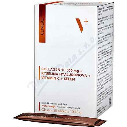 Clinical Collagen+k.Hyal.+vit.C+sel.mango30x10.45g