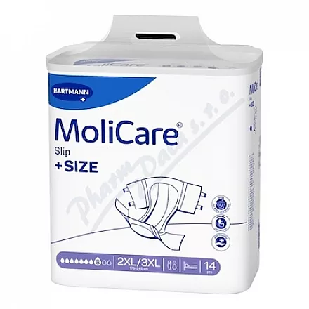 KALHOTKY ZALEPOVACÍ MOLICARE SLIP +SIZE 8 KAP 2XL/3XL
