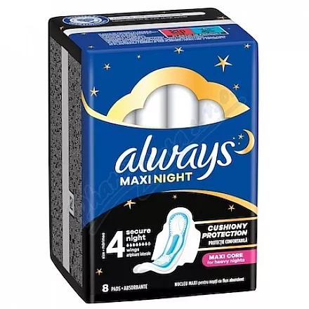 Always Maxi Night 4 vložky 8ks