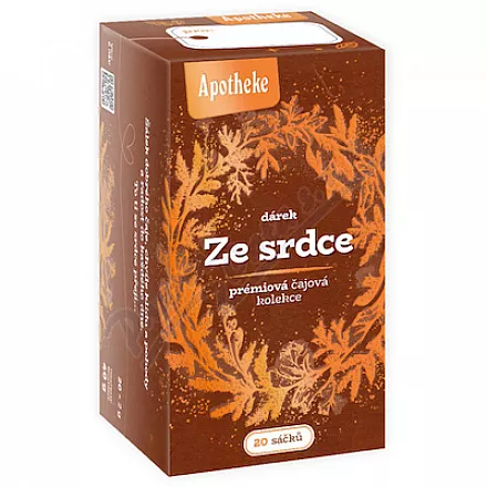 Apotheke dárek Ze srdce ovocný čaj 20x2g