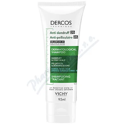 VICHY DERCOS Szampon przeciwłupieżowy do włosów przetłuszczających się 95 ml
