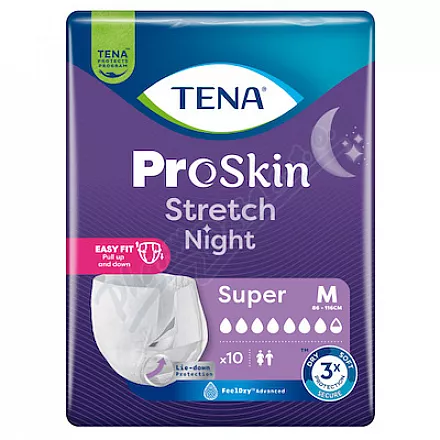 TENA STRETCH NIGHT SUPER M