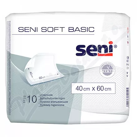 Seni Soft Basic podložky absorpční 60x40cm 10ks