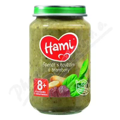 Hami Příkrm Špenát+brambor