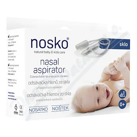 Ssaczka do wydzieliny z nosa „Nosátko” – szklana