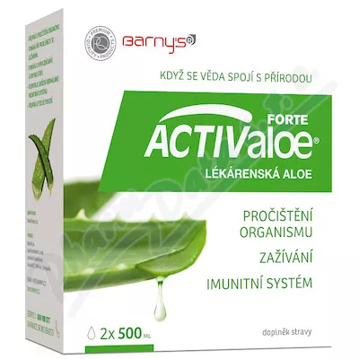 Barny`s Active Aloe vera Forte 500ml-dvojbaleni