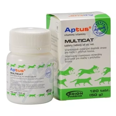 APTUS Multicat vet.tbl.120 - Veterinární přípravky a potřeby pro vaše mazlíčky.
