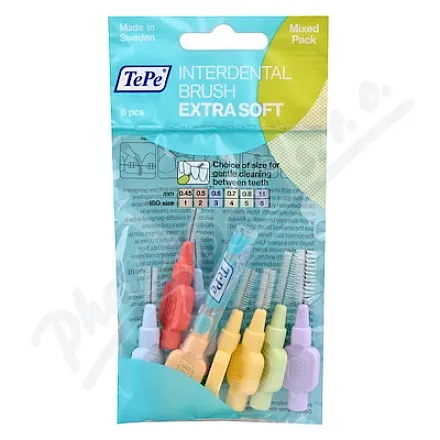 TePe ExtraSoft rozmiar 1-6 Zestaw 8 122299
