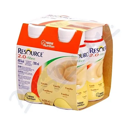 Resource 2.0kcal Fibre Vanilla por sol.4x200ml