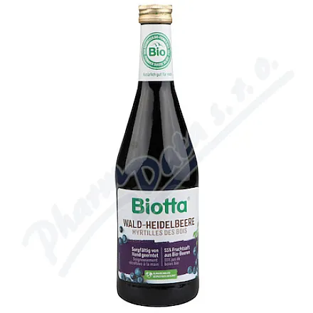 Biotta Borůvky BIO 500ml