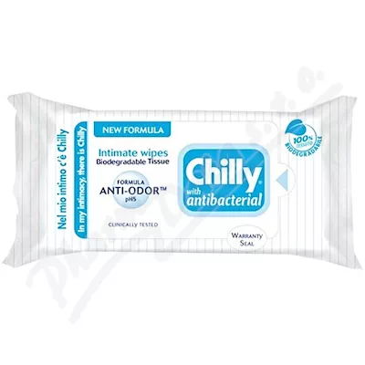 Chilly ubrousky Antibacterial 12ks - intimní hygiena, ubrousky,intimní vlhčené ubrousky,ubrousky na intimní hygienu,