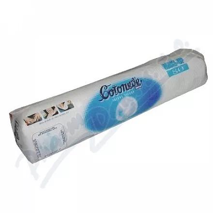 Tampony kosmetyczne 80szt Cotoneve (bawełna) - odličování,odličování obličeje,čištění obličeje,čistění pleti,