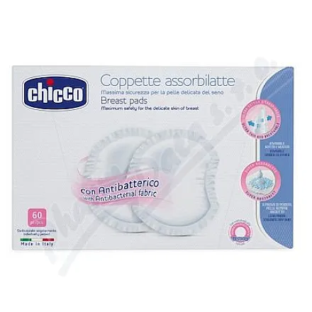 CHICCO Antybakteryjne tampony do biustonoszy 60szt