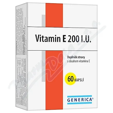 Witamina E 200 j.m. cps.60 Generica