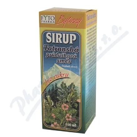 Tatra mieszanka na oskrzela Syrop ziołowy bez cukru 100ml