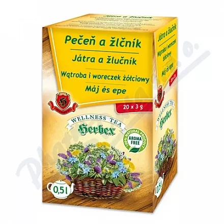 HERBEX Játra a žlučník n.s.20x3g