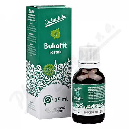 Calendula Bukofit roztok k ošetření dásní 25ml