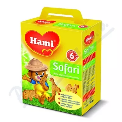 HAMI Safari dětské sušenky 180g 95621