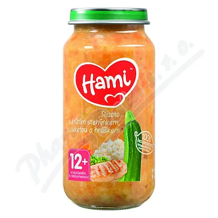 Hami risotto z indykiem cukinią i groszkiem 250g12M