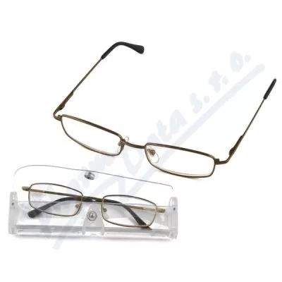 Brýle čtecí American Way +2.50 šedé v etui