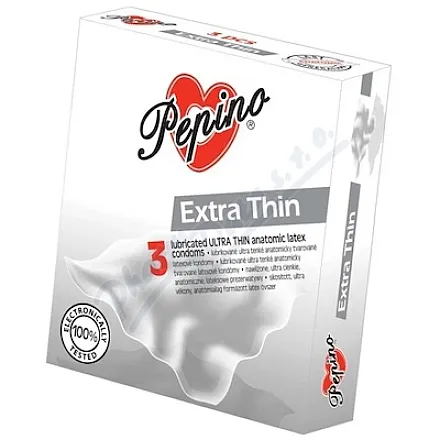 Pepino Extra Thin prezervativ 3ks