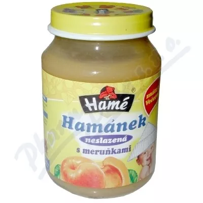 Hamánek kojenecká výživa s meruňkami nesl.180g 4M