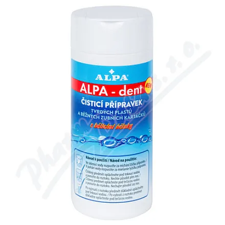 Alpa dent pro čištění umělého chrupu 150g