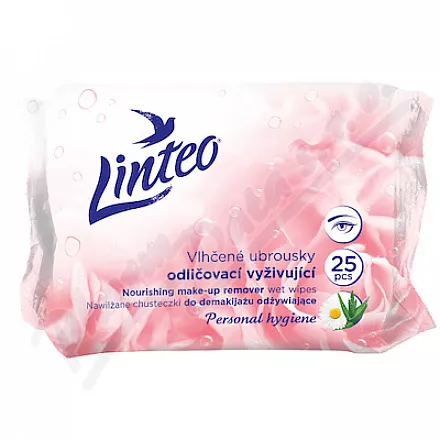 Linteo Vlhčené ubrousky odličovací 25ks
