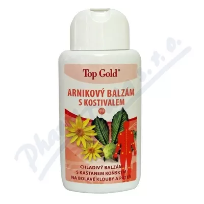 TOP GOLD Arnikový balzám s kostivalem 200ml